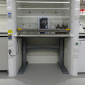 Biochemistry Building - Laboratories - (8 of 10) - Height adjustable fume cupboard
