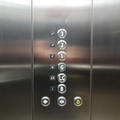 Biochemistry Building - Lifts - (3 of 6) - Single lift control buttons