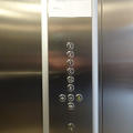 Biochemistry Building - Lifts - (6 of 6) - Adjacent lifts control buttons