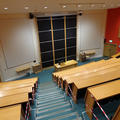 Clarendon Laboratory - Martin Wood Lecture Theatre - (9 of 10) - Stairs and view of stage