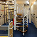 Nissan Institute - Stairs - (6 of 8) - Spiral stairs in library