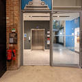 Pitt Rivers Museum - Doors - (4 of 7) - Doorway between gallery and lift/stairs