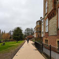 St Hilda's College - College site - (15 of 20) - Path around gardens by South Building