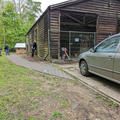 Wytham Chalet - Parking - (7 of 8) - Step free access to rear entrance