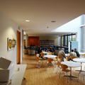 EPA Building - Cafe and common room - (7 of 8) - Common room tables and chairs