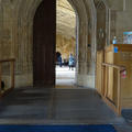 Old Bodleian Library - Entrances - (9 of 10) - Ramped access to Divinity School from Proscholium 