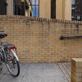 Pharmacology - Entrance - (3 of 9) - Cycle parking by turn to section two of ramp