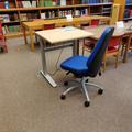 Taylor Institute - Assistive equipment - (2 of 2) - Height adjustable desk and ergonomic chair